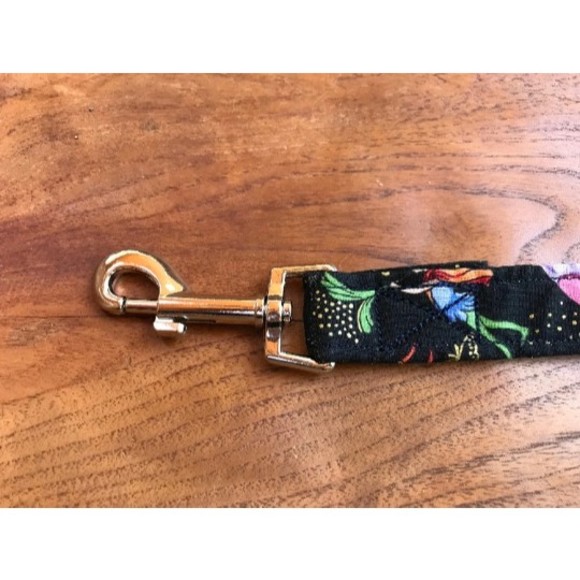Custom 6-Foot Dog Leash - Princess, Frog, Medieval Fabric - Picture 2 of 8